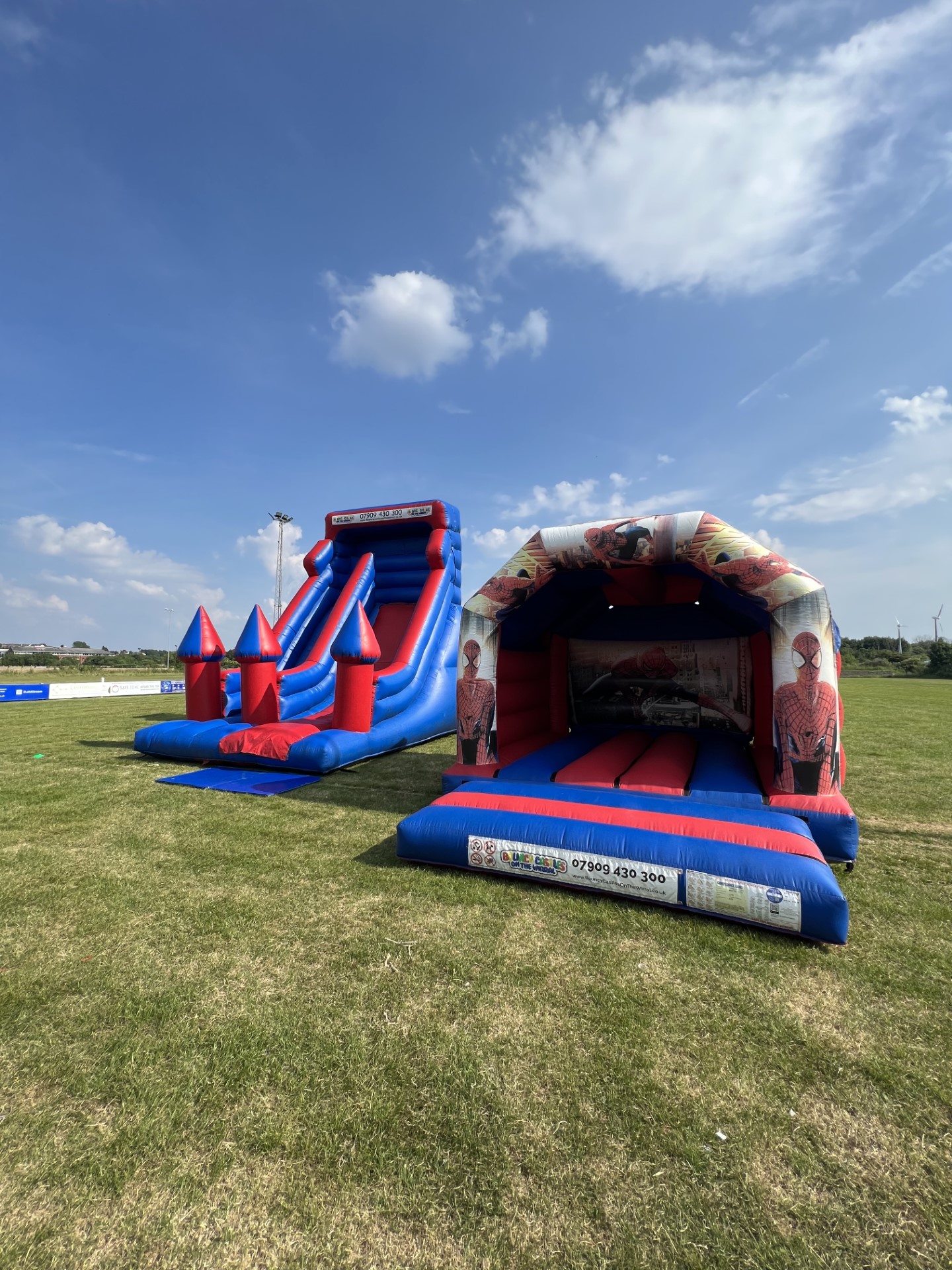 bouncy castle hire Wallasey Rugby Club
